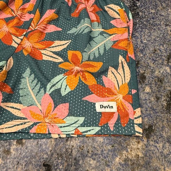 Duvin Men’s Swim Short Hawaiian Print L - Picture 2 of 8
